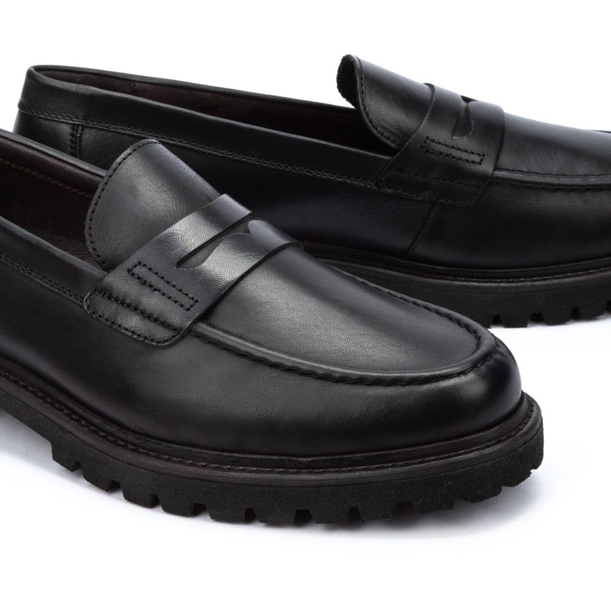 Men's Pikolinos TOLEDO Moccasins Black | NZ C2019Q7